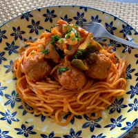 ミートボールワンパンパスタ|chakoさん