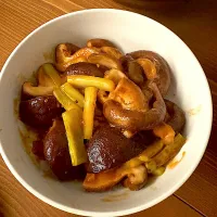 椎茸とブロッコリー茎の中華炒め|Suzukiさん