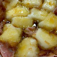 お餅のアヒージョ|るんさん