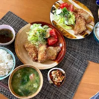 ヒレカツ定食ヽ(*'-'*)ｵﾋｻ♪|さくたえさん