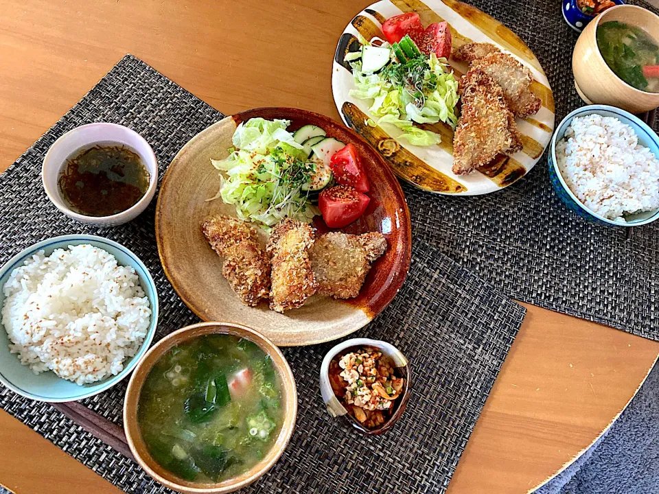 ヒレカツ定食ヽ(*'-'*)ｵﾋｻ♪|さくたえさん