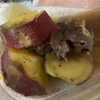 さつまいもの肉じゃが風|そらまめさん