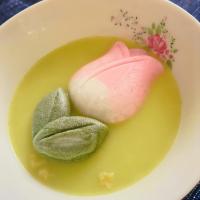 花一会のアスパラスープ