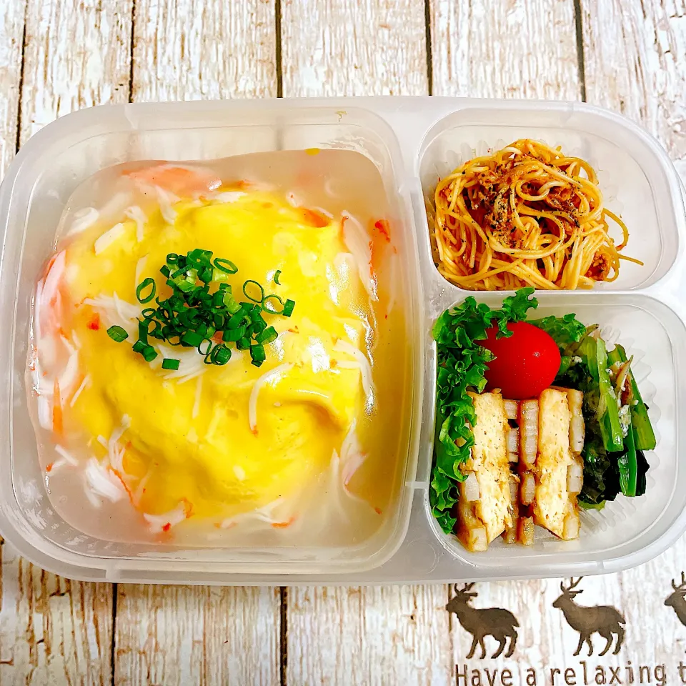 🥚昼【カニカマ餡天津飯弁当】🦀|Laniさん