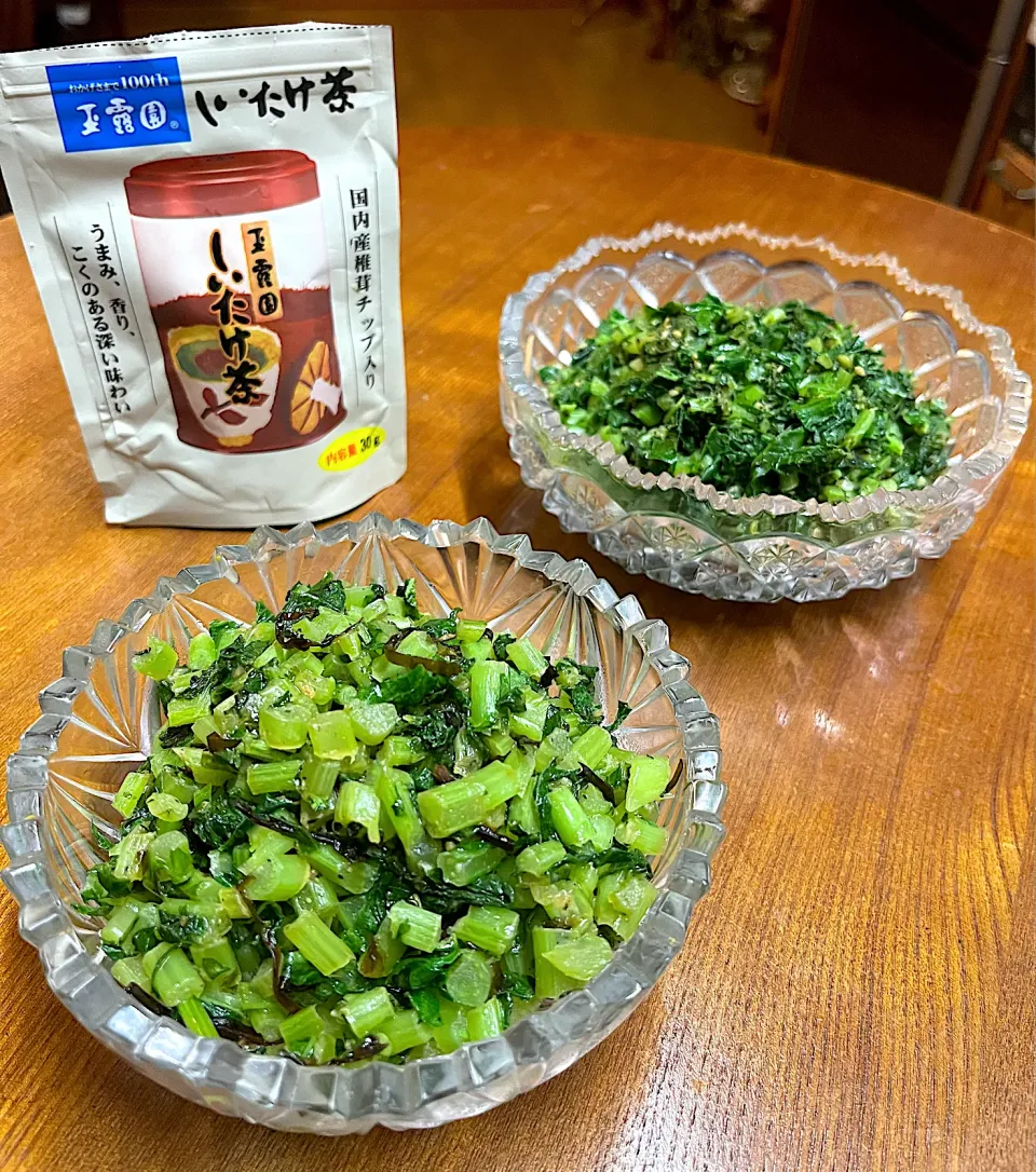 大根菜　しいたけ茶炒め|henryさん