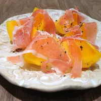 柿と生ハム|古尾谷りかこさん