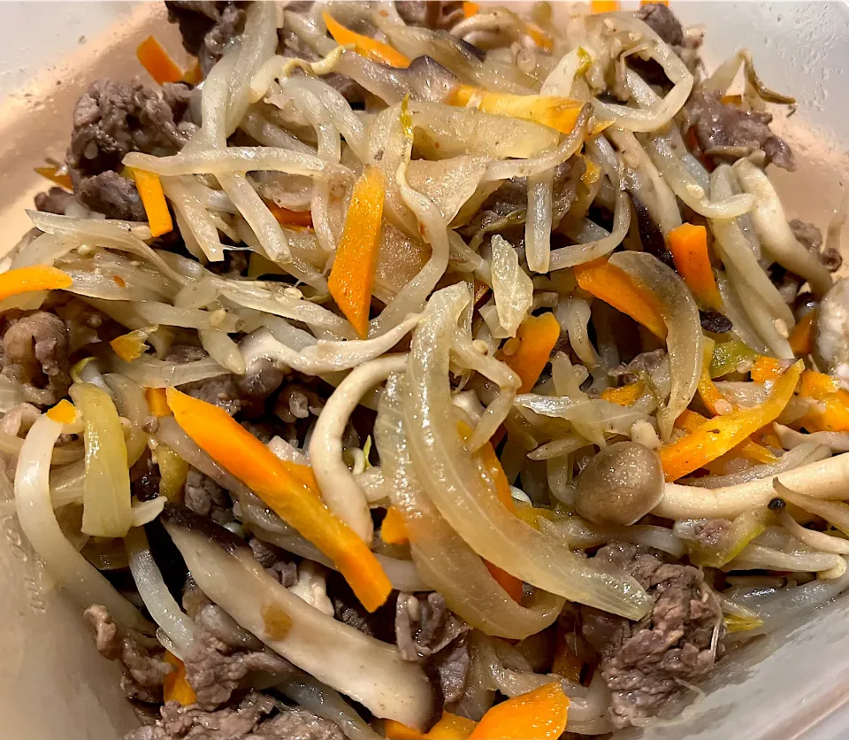 牛肉と野菜の炒めもの|茶茶茶さん