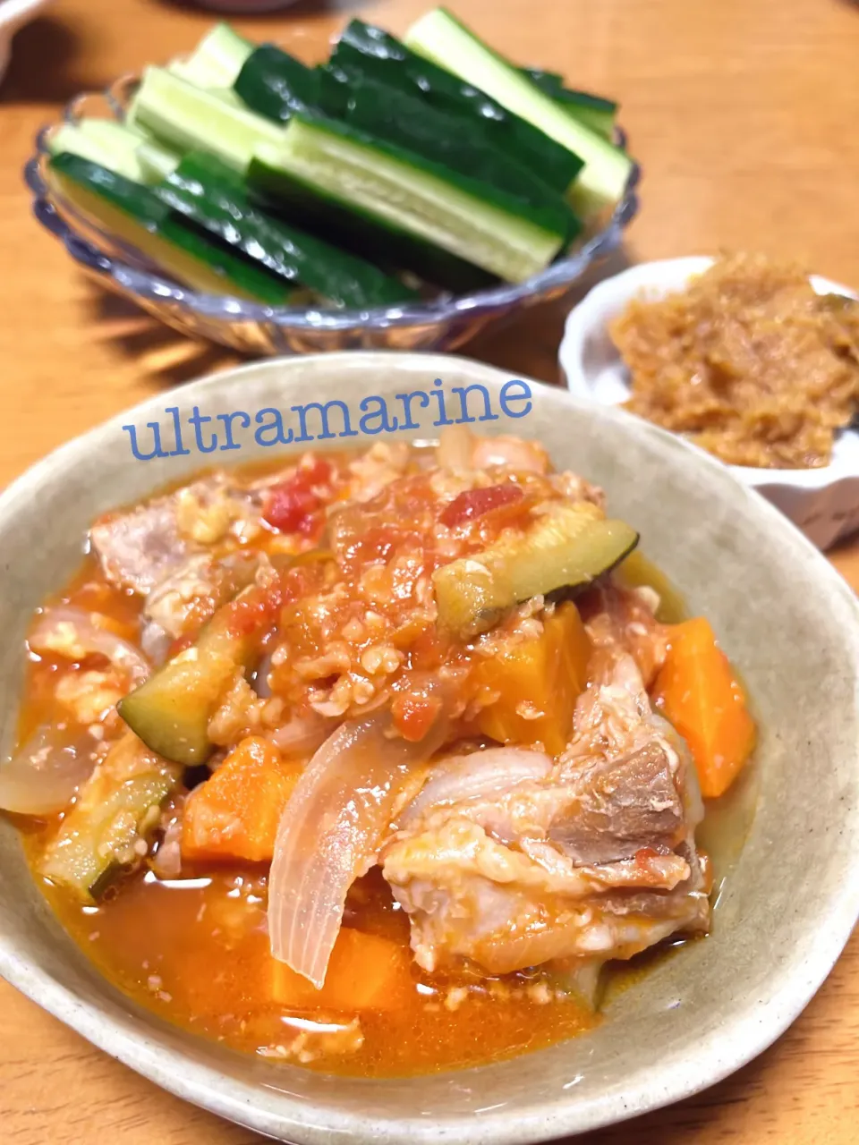 ＊豚なんこつのラタトゥイユ風＊|ultramarineさん