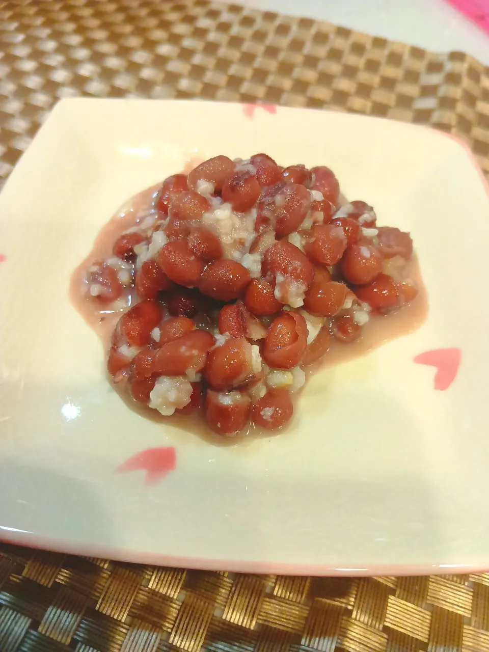 甘酒と小豆であんこ|うーくーちゃんさん