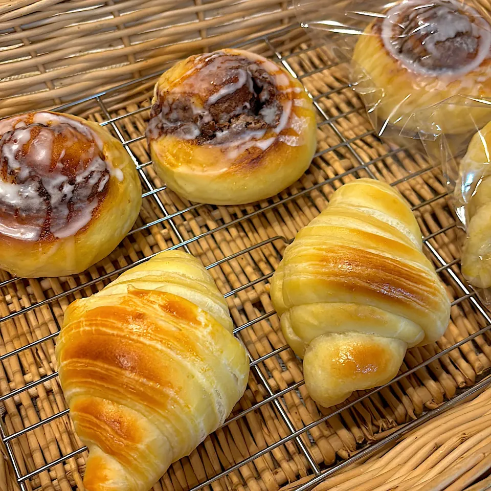 ＊シナモンロール
＊クロワッサン風|さっちんさん