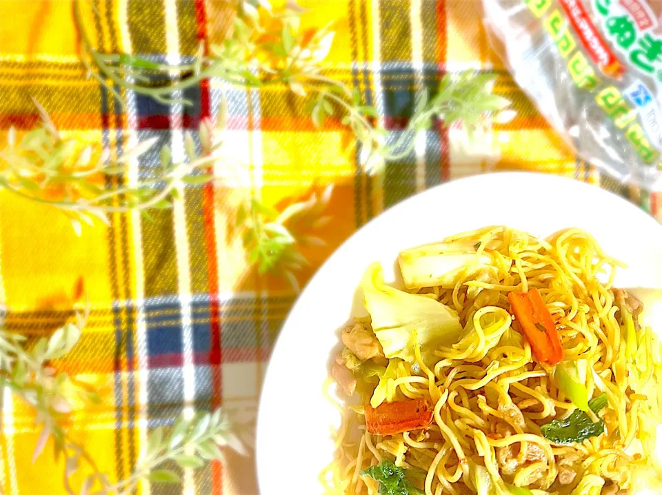 緑のたぬき味焼きそば|U・x・Uchokoさん