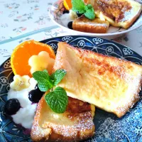 フルーツたっぷりフレンチトースト|cherry🍒さん