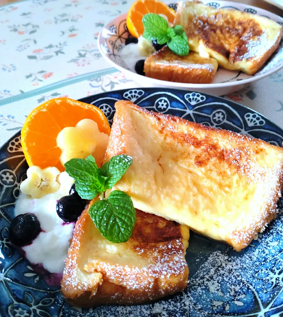 フルーツたっぷりフレンチトースト|cherry🍒さん