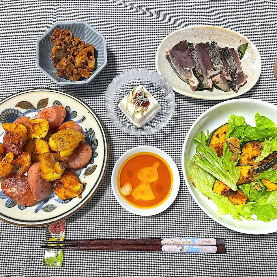 レンコンの大豆肉味噌炒め|ゆさんさん