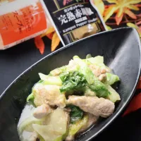 豚ヒレ肉とレタスのガラスープ炒め