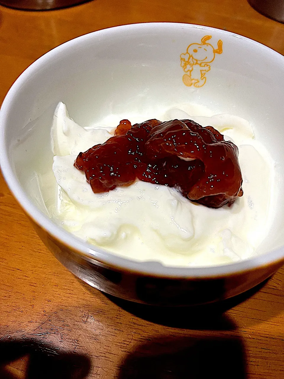 #おやつ　ジャムバニラアイスヨーグルト|ms903さん