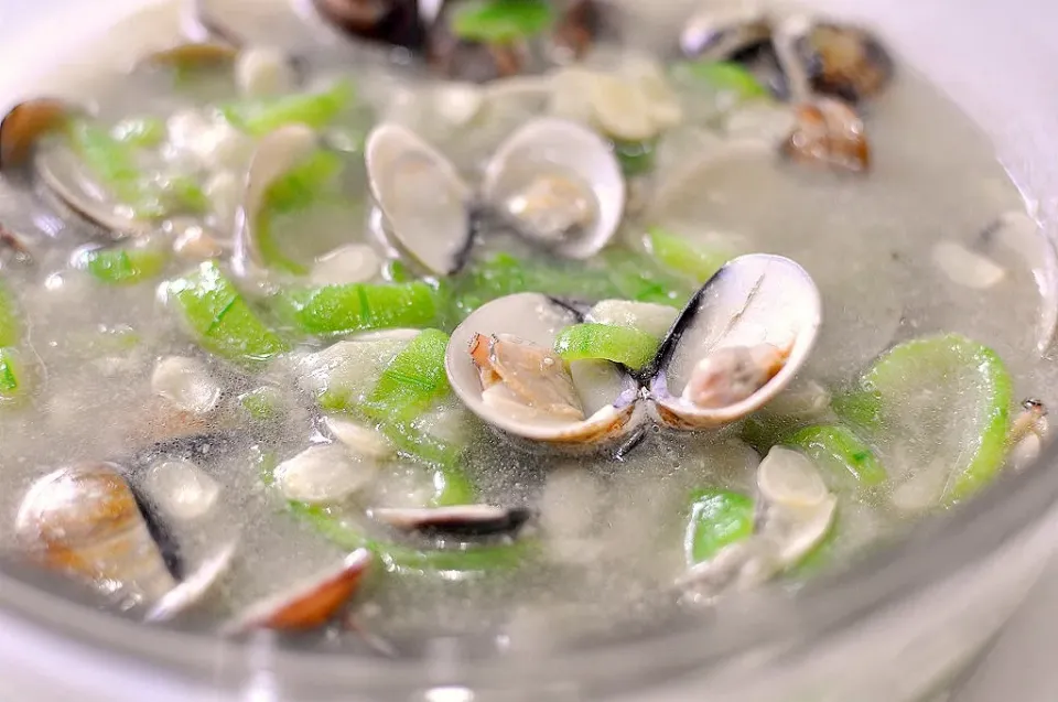 蛤蠣絲瓜|勁桑さん