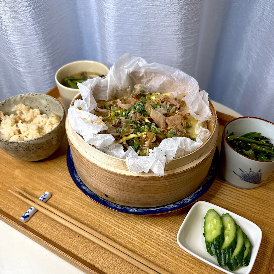 お好み焼き定食|pontalさん