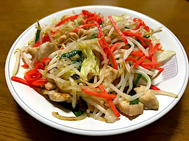 鳥🐓胸肉の野菜炒め❗️(о´∀`о)✨|サソリさん