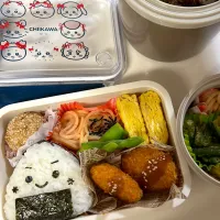 中1女子弁当No.112|はなふゆさん