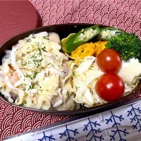 ホワイトなお弁当🍱|がおりんさん