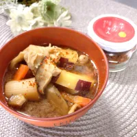 さつまいも豚汁 ·͜·♡|fumiさん