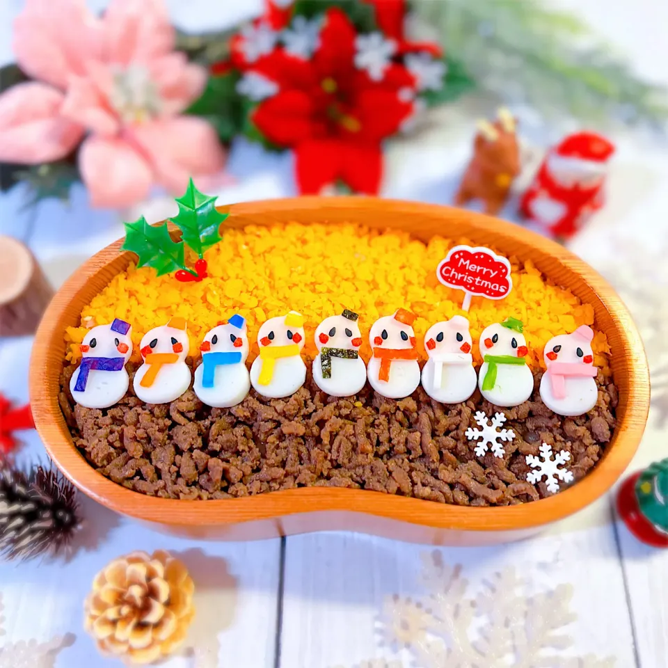 スノーマン弁当|sachikoさん