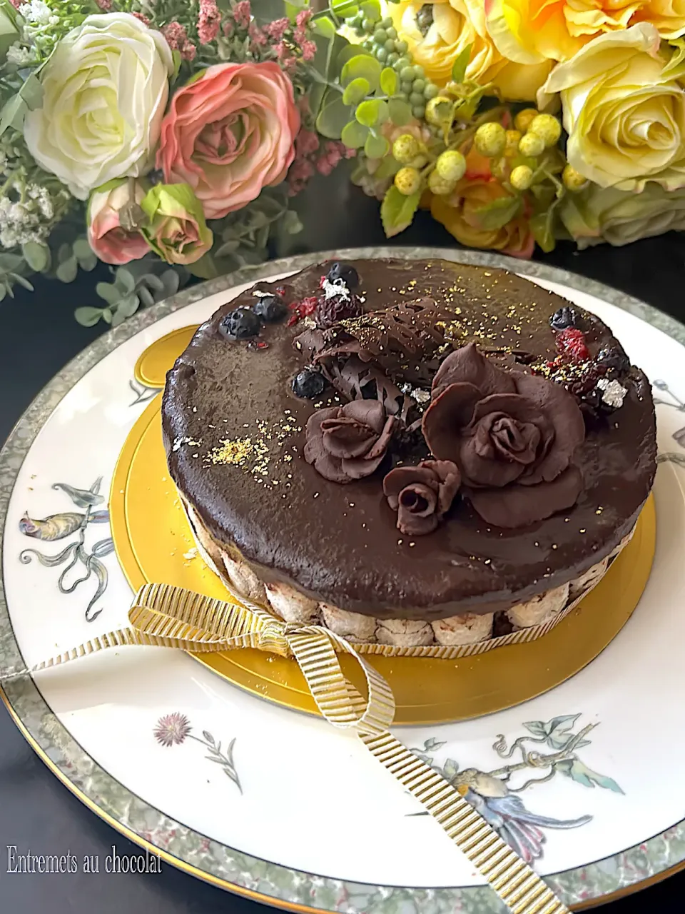 アントルメ・オ・ショコラ|とんちんさん