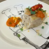 A soft and delicate homemade radish cake, just steamed. 🌿|B&Bさん