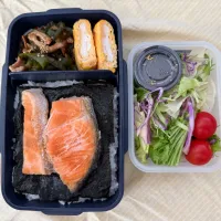 鮭海苔弁当|ヒグッチさん