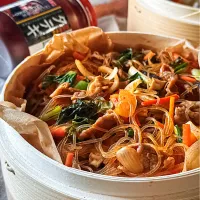 🇰🇷蒸籠でチャプチェ～チムチャプチェ～🇰🇷