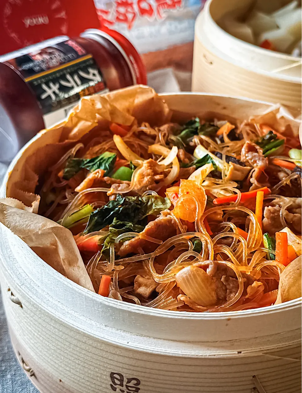 🇰🇷蒸籠でチャプチェ～チムチャプチェ～🇰🇷|にゃんぺこさん