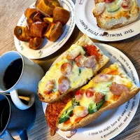 フランスパンピザ|春 来るさん