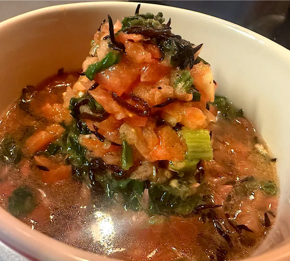 トマトの粉砕サラダ|まろんさん