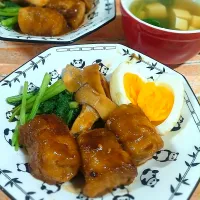 マダムさんの厚揚げで台湾風角煮風