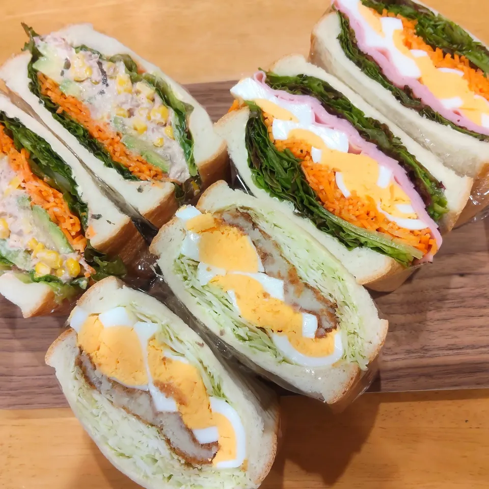 いつかの3種のサンドイッチ|ななさん