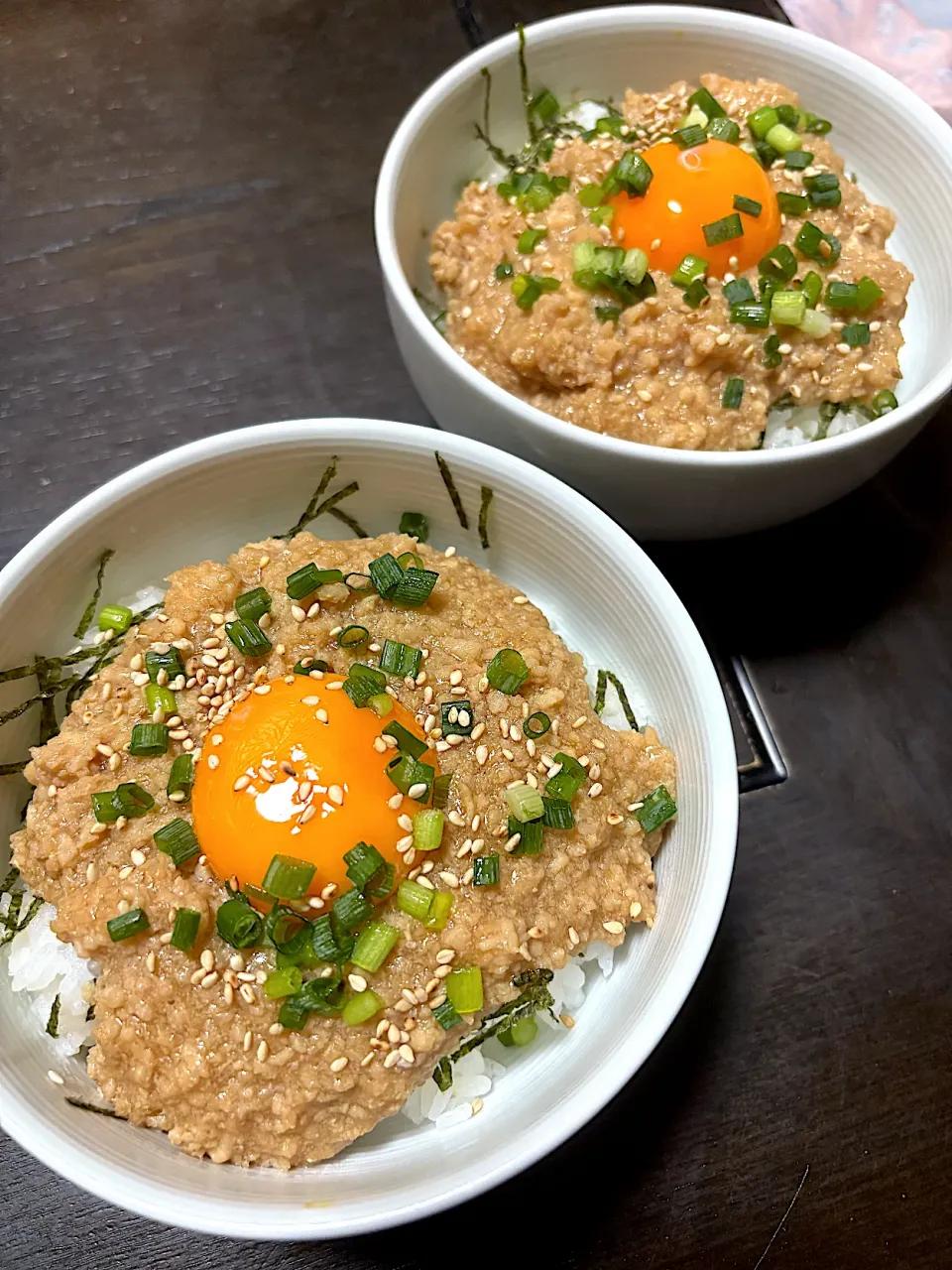 しっとり鶏そぼろ丼|ハルさん