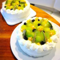 メロンのショートケーキ|Ikuyo Hasegawaさん