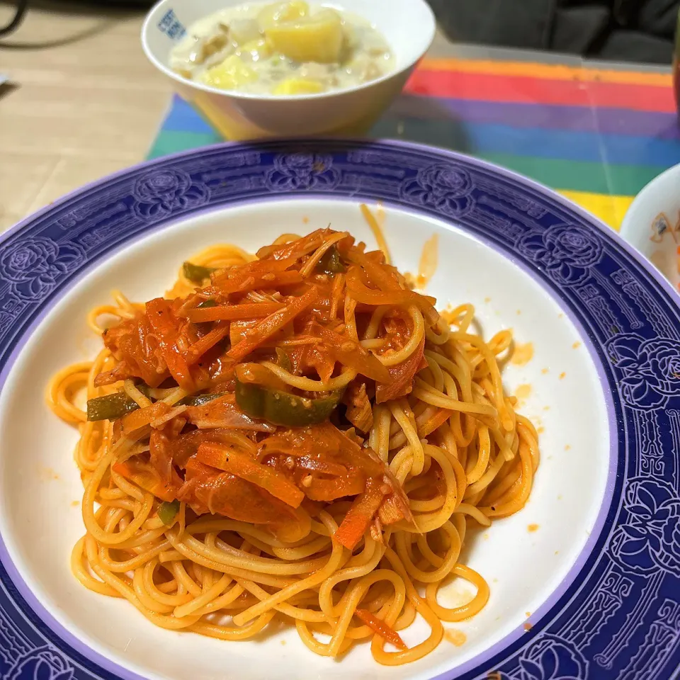 トマトクリームパスタ🍅🍝♬|panchiさん