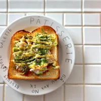 辛みそチキンマヨトースト|Mituさん