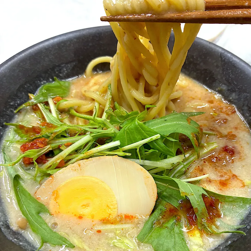 豆乳担々麺🍜|みほままこさん
