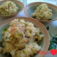 《レシピ有》長葱とハムのチャーハン。|Mariさん