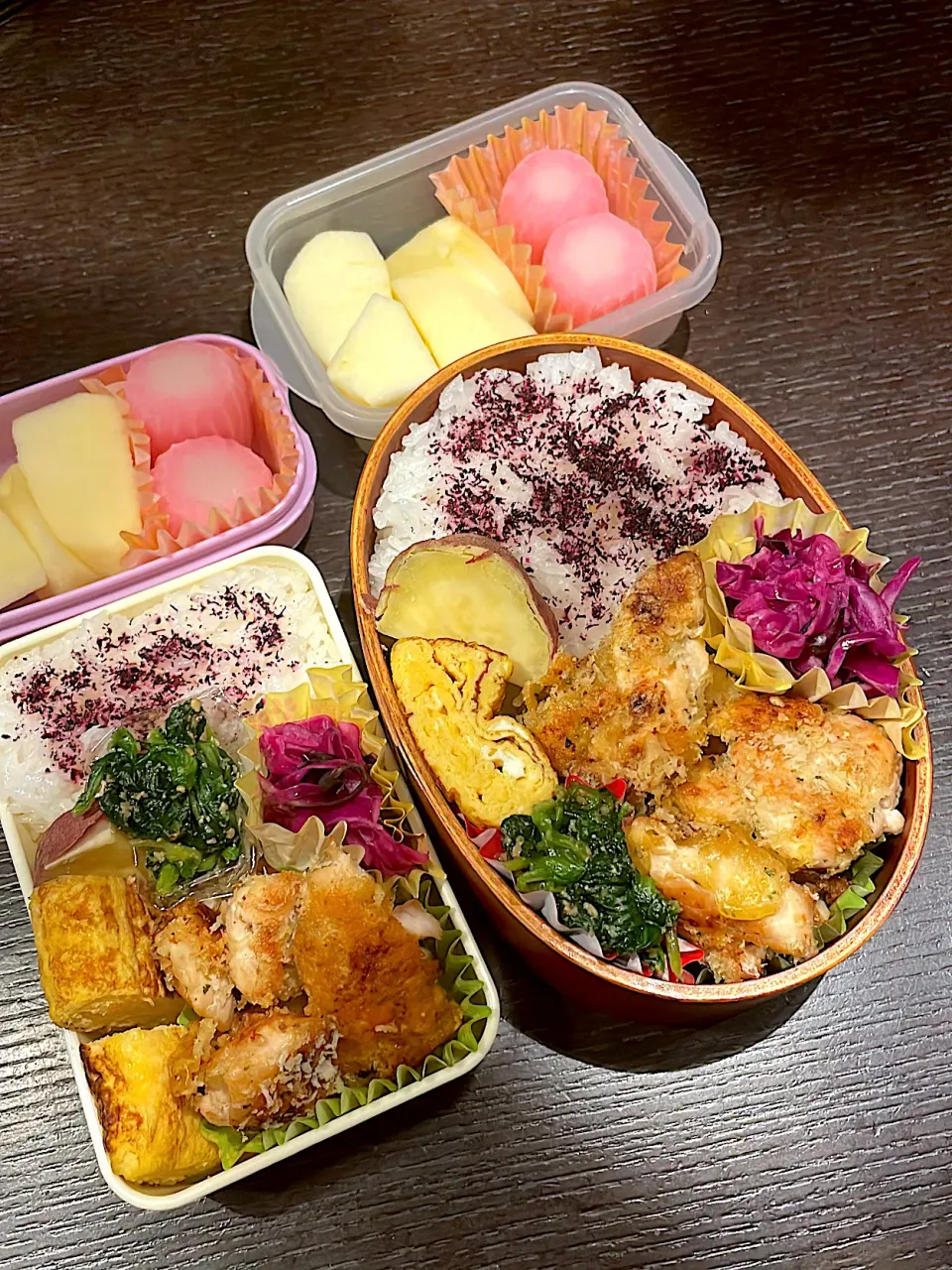 ササミのチーズパン粉焼き弁当|雑草シェリーさん