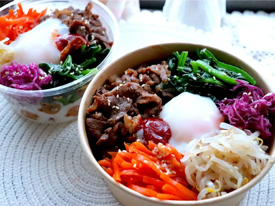 ビビンバ丼弁当|やまおんなさん