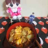 白菜と豚肉のとろたまあんかけ丼| aiさん