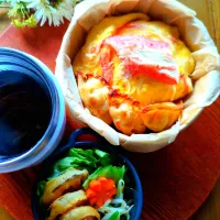 カニカマ天津飯弁当🍱|さらママさん