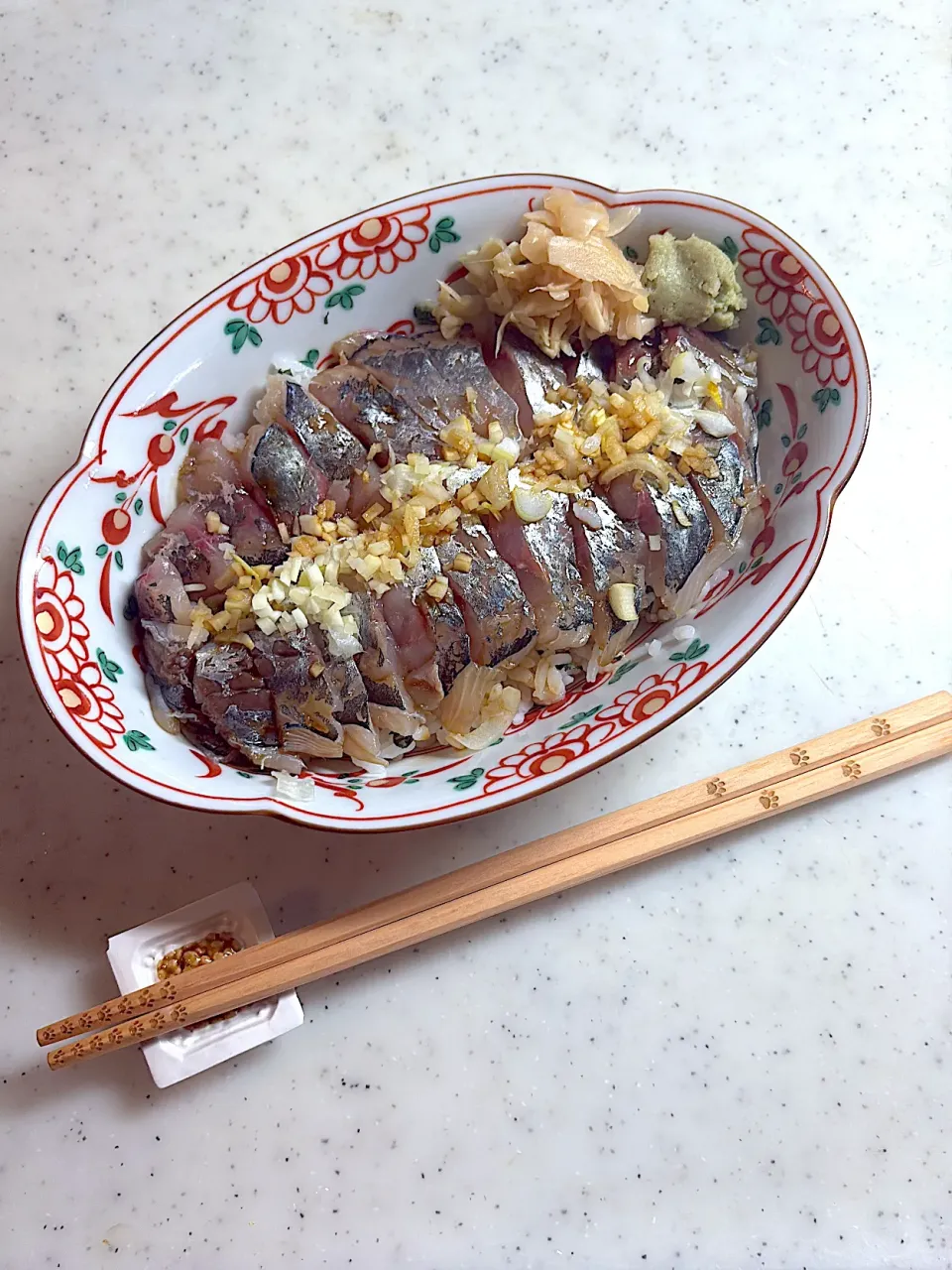 鯵のタタキ丼|こっぷさん