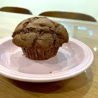 卵・乳製品・砂糖なし♡ココアと自家製柚ジャムのマフィン|みよさん