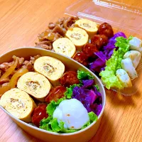 夫と次女のお弁当🍱🍙