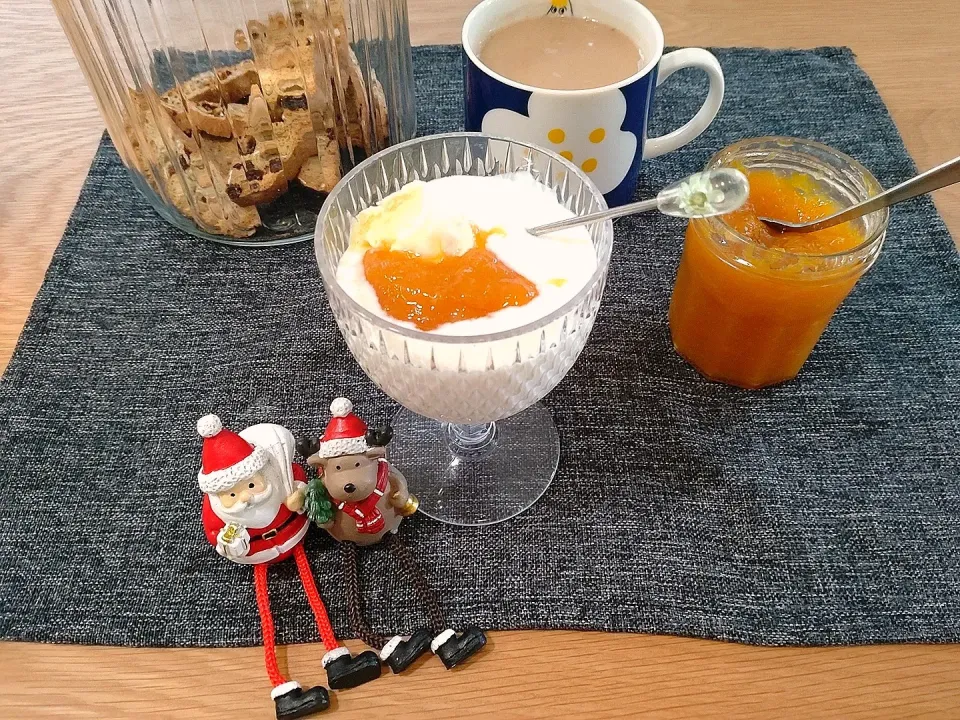 バニラ×プレーンヨーグルト×ラムみかんジャム|みりさん